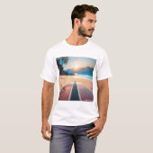 T-shirt Camiseta Surf Retro Vintage Hawaii USA (Devant entier)