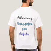 T-shirt Camiseta unisex única y cómoda  (Dos)