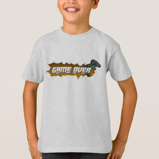 T-shirt Camisetas de Video Juegos para niños - Game Over