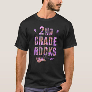 T-shirt Camo 2e année Rocks Professeur J'enseigne Second G