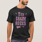 T-shirt Camo 5e Grade Rocks Enseignant I Enseigner 5e Gr R (Devant)