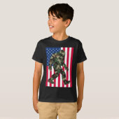T-shirt Camo Bigfoot Sasquatch (Devant entier)