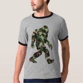 T-shirt Camo Bigfoot Sasquatch (Devant)