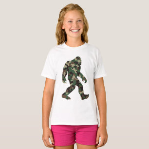 T-shirt Camo Bigfoot Sasquatch
