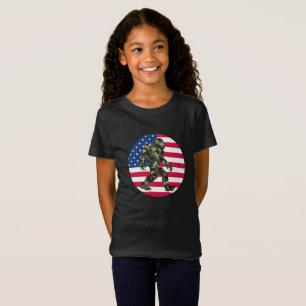 T-Shirt Camo Bigfoot Sasquatch