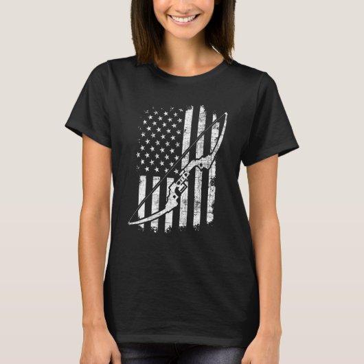 T-shirt Camo Bowhuny Archer Bowman (Devant)