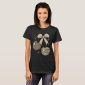 T-shirt Camo Checkered Cherry Bow, Hunting,checkered Patte (Devant entier)