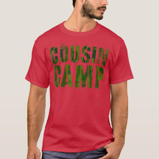 T-shirt Camo COUSIN CAMP Amusant Grand-mère Grand-père Réé
