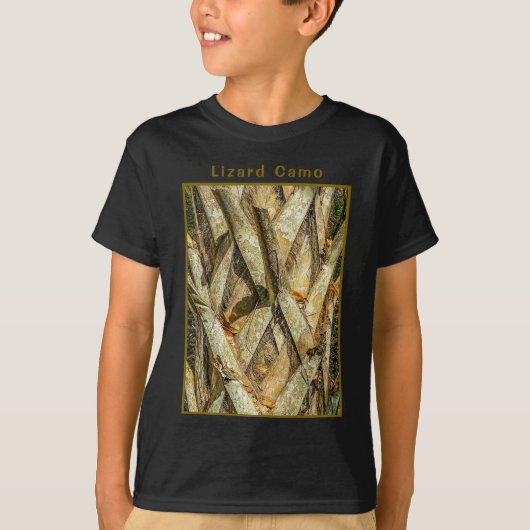 T-shirt Camo Lézard  (Devant)