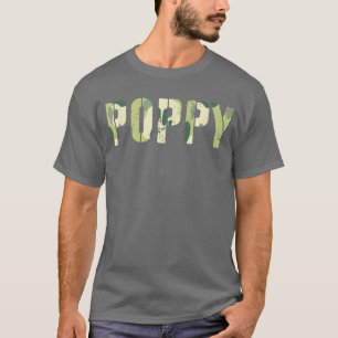 T-shirt Camo POPPY Papa Hero Grand-père Homme Mythe Légend