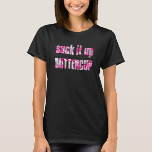 T-shirt Camo Rose Beurre Beurre Entraînement Fitness