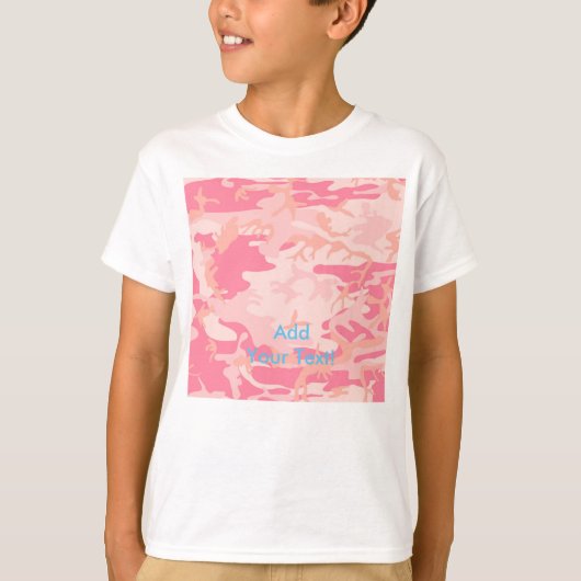 T-shirt Camo rose Manly (Devant)