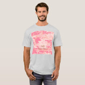 T-shirt Camo rose Manly (Devant entier)
