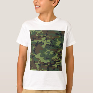 T-shirt Camo Woodland