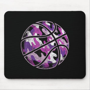 T-shirt Camouflage Basketbal Bal Basketballspeler Muismat