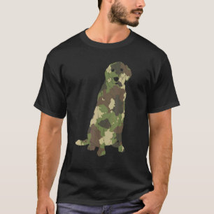T-shirt Camouflage Black Labrador Chien Propriétaire Anima