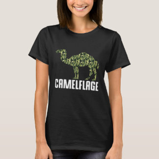 T-shirt Camouflage Camel Dromédal Camelflage Hump Day Cam