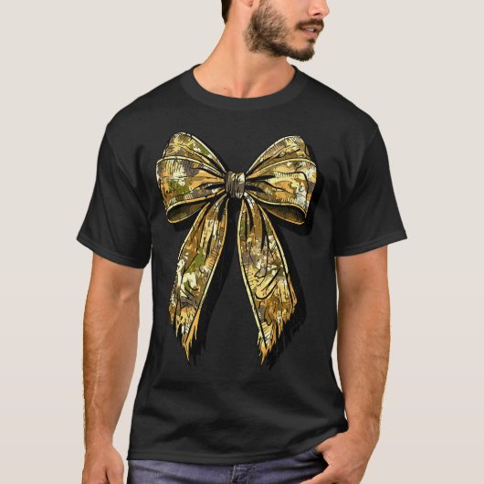 T-shirt Camouflage Camo Bow Hunting Girl  (Devant)