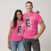 T-shirt Camouflage Crâne Maman Vie Messager Bun Coffee Run (Unisexe)