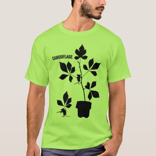 T-shirt Camouflage évolutionnaire de souris (Devant)