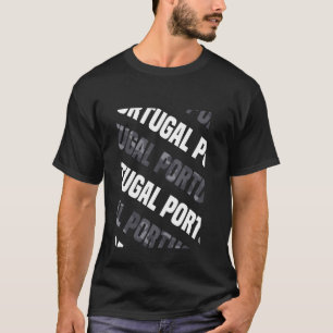 T-shirt Camouflage gris Motif Portugal