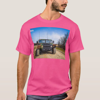 T-shirt Camouflage militaire HMMMV Hummer Long