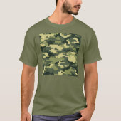 T-shirt Camouflage numérique en bois à 8 bits / Camo (Devant)