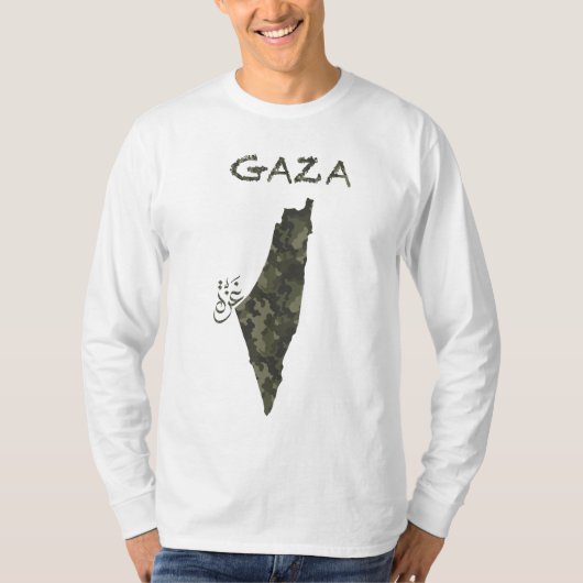 T-shirt Camouflage Palestine libre (Devant)