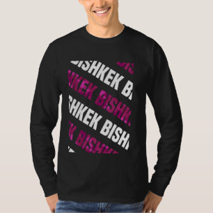 T-shirt Camouflage rose Motif de Bichkek