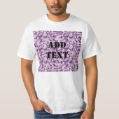 T-shirt Camouflage rose/violet de bois (Devant)