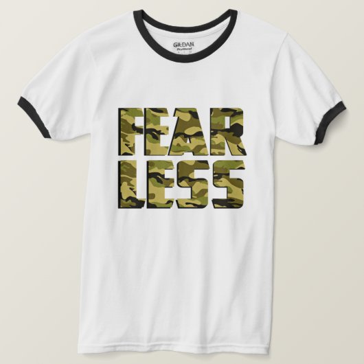 T-shirt Camouflage sans peur (Design devant)