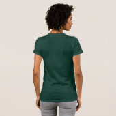 T-shirt Camouflage vert à la mode fait sur commande de (Dos entier)