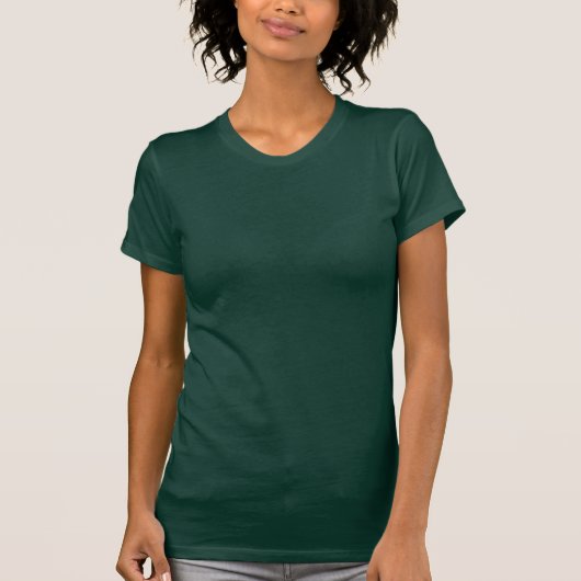 T-shirt Camouflage vert à la mode fait sur commande de (Devant)