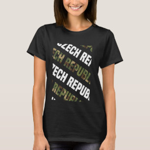 T-shirt Camouflage vert Motif de Camo en République tchèqu