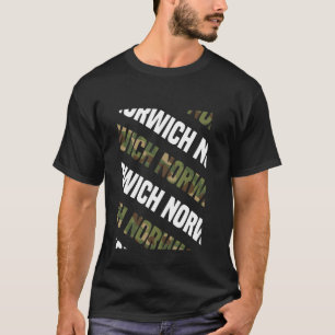 T-shirt Camouflage vert Motif Norwich Camo