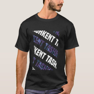 T-shirt Camouflage violet Motif de Tachkent