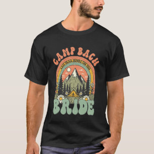 T-shirt Camp Bach Mariée Rétro Camping Enterrement de Vie