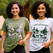 T-shirt Camp Bachelorette Dernier Trail Matching Camping C