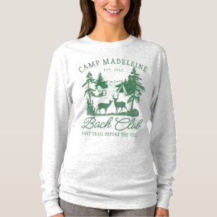 T-shirt Camp Bachelorette Forest Cerf Dernier sentier Camp