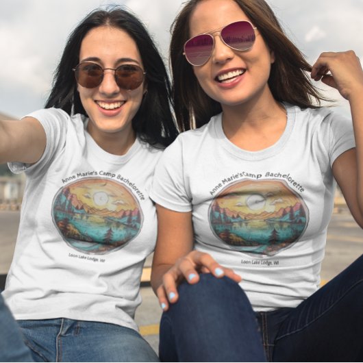 T-shirt Camp Bachelorette Party Week-end Keepsaké