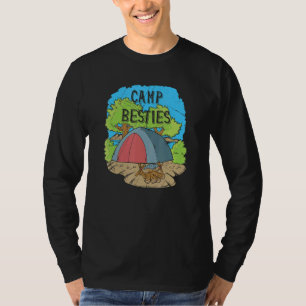 T-shirt Camp Besties Camping Amis Et Backpacker Part