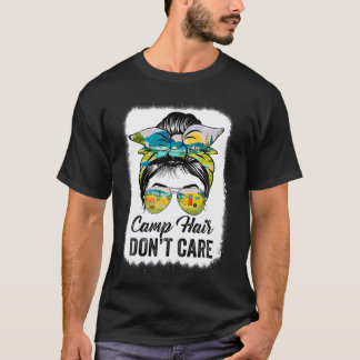 T-shirt Camp Cheveux N'Importe Femmes Campeur Camping Déso