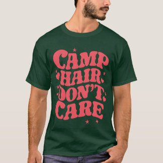 T-shirt Camp Cheveux N'importe Summer Camping Filles Groov