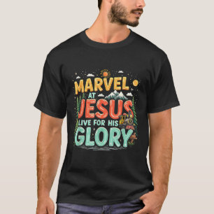 T-shirt Camp chrétien True North Vbs 2025 Sa Gloire Joncti
