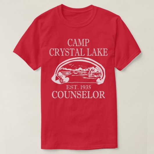 T-shirt Camp Crystal Lake ConseillerTShirt (Design devant)