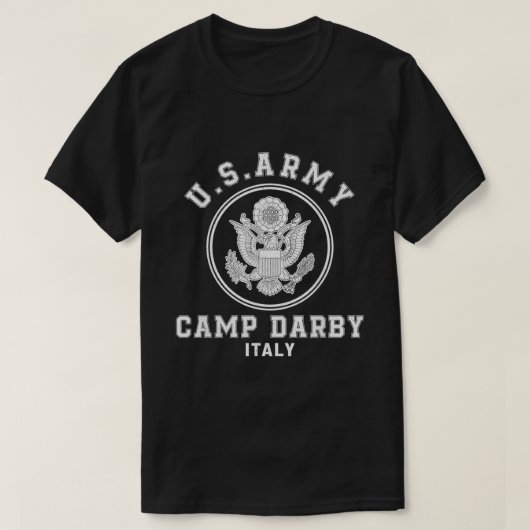 T-shirt Camp Darby Italie Base militaire 3166 (Design devant)