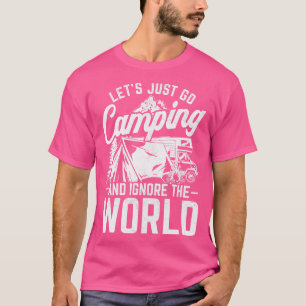 T-shirt Camp d'aventure Camper extérieur Nature Wildlife C