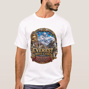 T-SHIRT CAMP DE BASE EVEREST NÉPAL