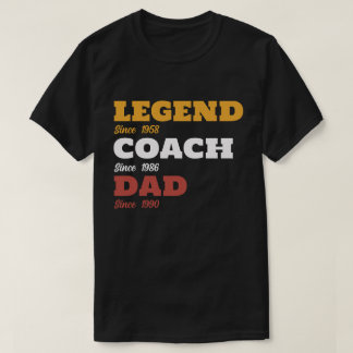 T-shirt Camp de baseball Legend - Dates personnalisées