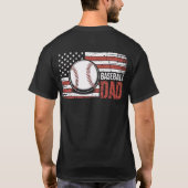 T-shirt Camp de baseball Legend - Dates personnalisées (Dos)
